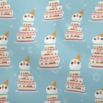 Christmas Snowman Cake Dobby