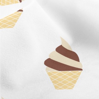 Black And White Chocolate Cupc Micro Fleece