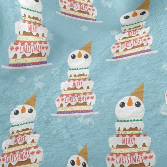 Christmas Snowman Cake Minky