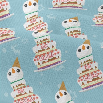 Christmas Snowman Cake Modern Jersey