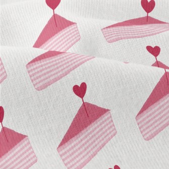 Pink Heart Slice Cake Modern Jersey