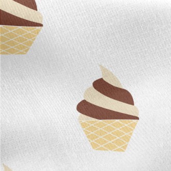 Black And White Chocolate Cupc Jersey Backed Fleece