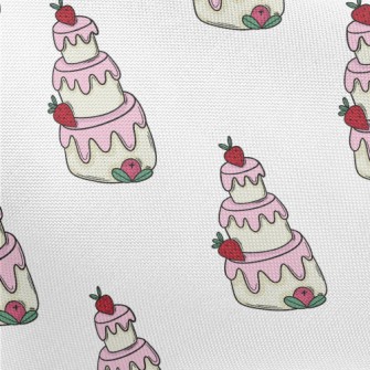 Strawberry Pink Cream Cake Pongee