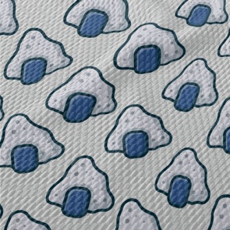 Abstract Rice Ball Stone Birdseye Piqué