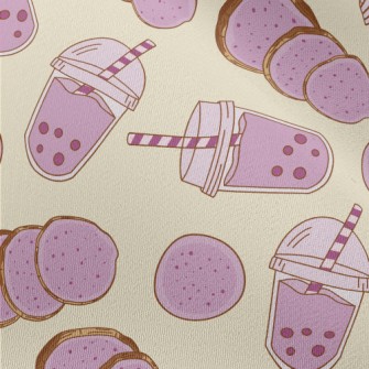 Taro Bubble Milk Tea Chiffon