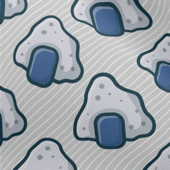 Abstract Rice Ball Stone Chiffon