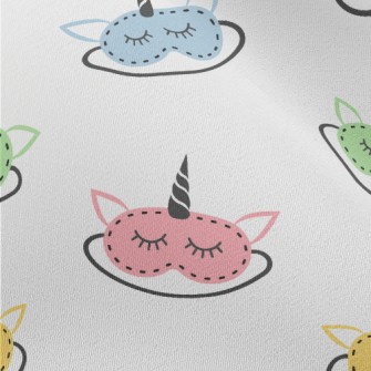 Colorful Unicorn Eye Mask Chiffon