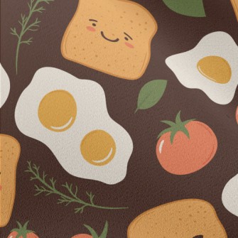 Breakfast Poached Eggs And Toa Chiffon