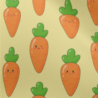 Playful Cartoon Carrot Chiffon