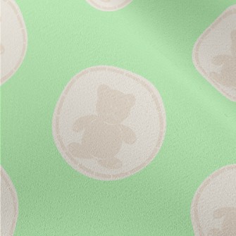 Round Bear Pattern Chiffon