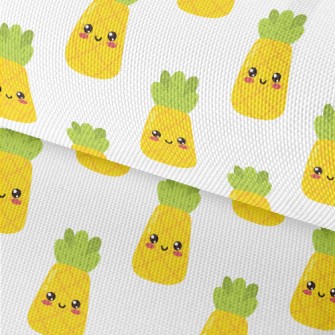 Japanese Style Smiling Pineapp Waterproof Oxford