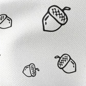 Black And White Hand Drawn Aco Waterproof Canvas