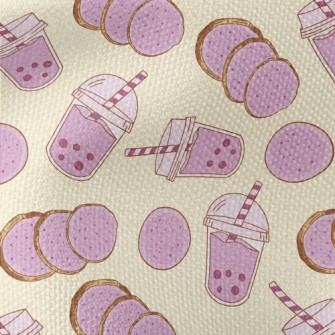 Taro Bubble Milk Tea Waterproof Canvas