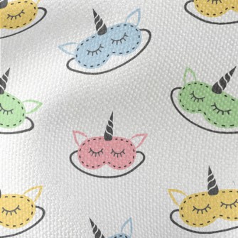 Colorful Unicorn Eye Mask Waterproof Canvas