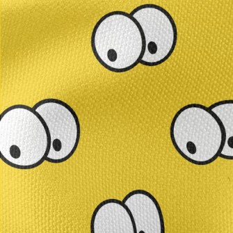 Hand Drawn Cartoon Eyeballs Waterproof Canvas
