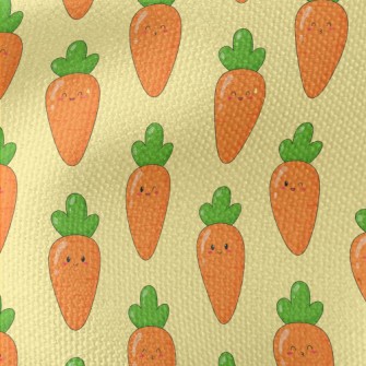 Playful Cartoon Carrot Waterproof Canvas