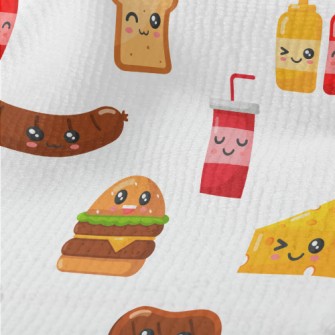 Naughty Emoji Fast Food Terry