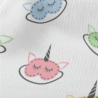 Colorful Unicorn Eye Mask Terry
