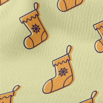 Cartoon Orange Christmas Stock Terry