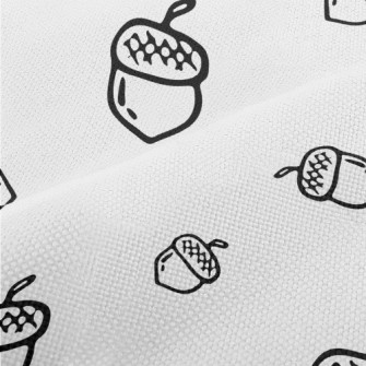 Black And White Hand Drawn Aco Performance Linen