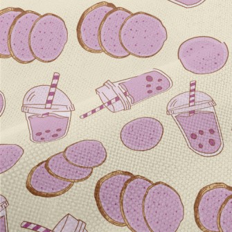 Taro Bubble Milk Tea Performance Linen