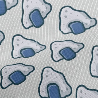 Abstract Rice Ball Stone Performance Linen