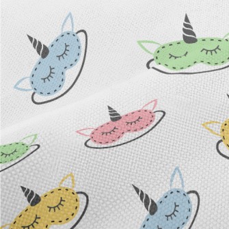 Colorful Unicorn Eye Mask Performance Linen