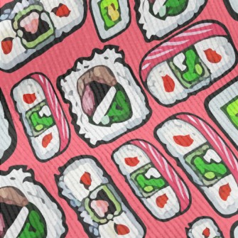Hand Drawn Japanese Sushi Standard Corduroy