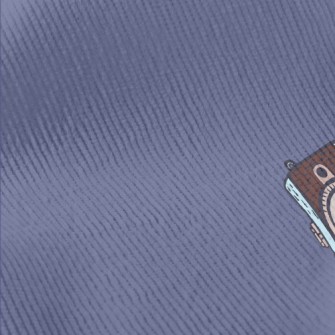 Hand Drawn SLR Camera Standard Corduroy
