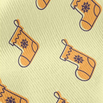 Cartoon Orange Christmas Stock Standard Corduroy