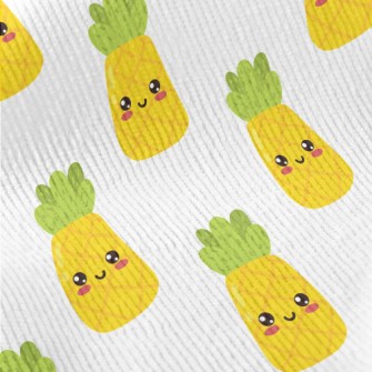 Japanese Style Smiling Pineapp Standard Corduroy