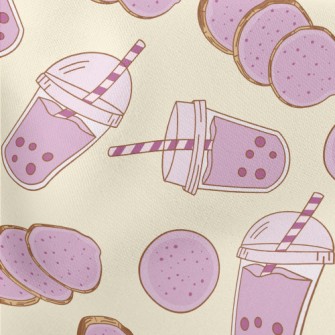 Taro Bubble Milk Tea Stretch Ponte