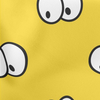 Hand Drawn Cartoon Eyeballs Stretch Ponte