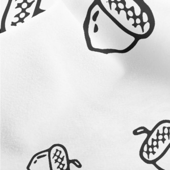 Black And White Hand Drawn Aco Micro Fleece