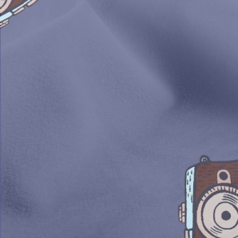 Hand Drawn SLR Camera Micro Fleece