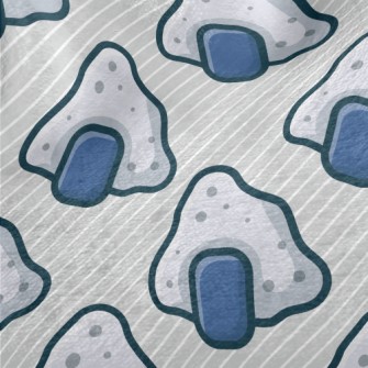 Abstract Rice Ball Stone Minky