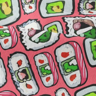 Hand Drawn Japanese Sushi Modern Jersey