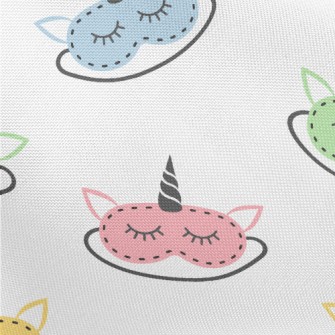 Colorful Unicorn Eye Mask Pongee
