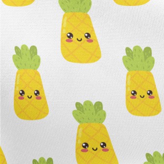 Japanese Style Smiling Pineapp Pongee