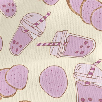 Taro Bubble Milk Tea Stretch Jersey