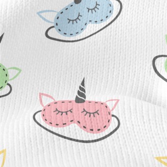 Colorful Unicorn Eye Mask Stretch Jersey