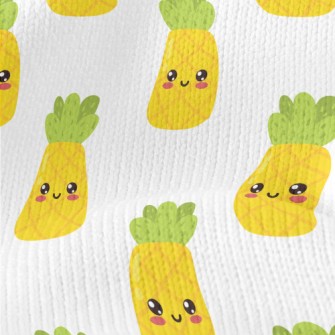 Japanese Style Smiling Pineapp Stretch Jersey
