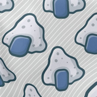 Abstract Rice Ball Stone Lightweight Cotton Poplin