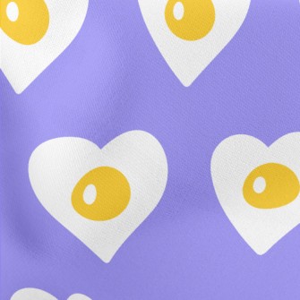 Romantic Love Poached Egg Lightweight Cotton Poplin