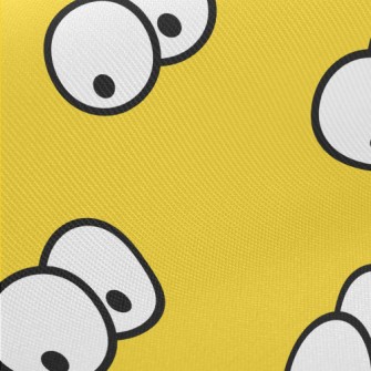 Hand Drawn Cartoon Eyeballs Midweight Cotton Poplin
