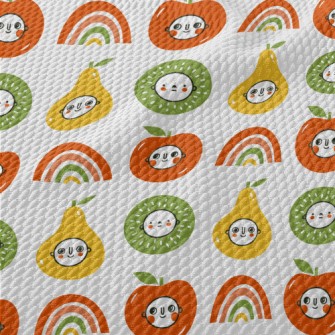 Simple Fruit Headband Birdseye Piqué