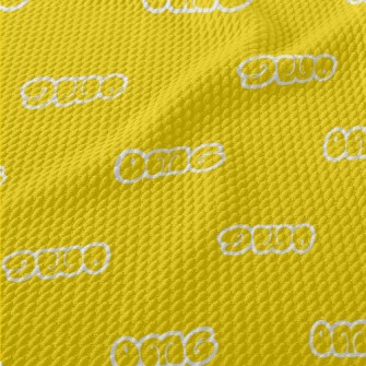 Retro Graffiti OMG Birdseye Piqué