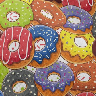 Assorted Frosted Donuts Chiffon
