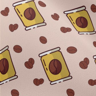 Cute Coffee Bean Can Chiffon