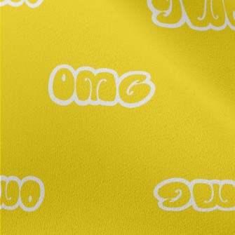 Retro Graffiti OMG Chiffon